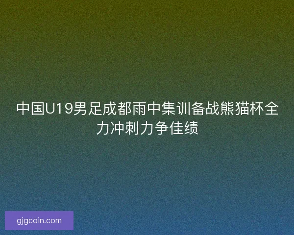 中国U19男足成都雨中集训备战熊猫杯全力冲刺力争佳绩 中国U19男足成都雨中集训备战熊猫杯全力冲刺力争佳绩
